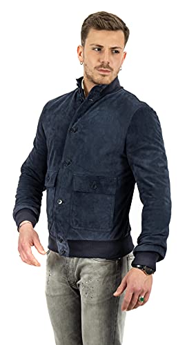 Pelletterie Borghese | Bomber in Pelle Uomo Renna