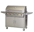 Bull Outdoor Products BBQ 55001 Brahma 90,000 BTU Grill with Cart, Natural Gas