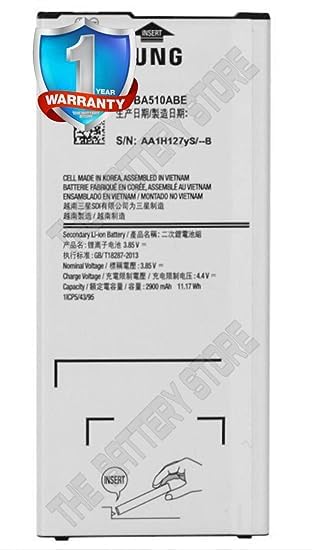 Image of Original EB-BA510ABE Battery for Samsung Galaxy A5-2016 (A510F) Battery with 1 Year Warranty ***(B00231)