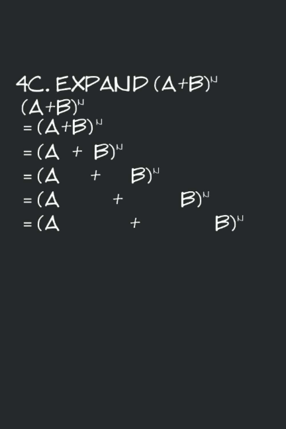 A and B Expand math form: Dot Grid Jounal ToDo Exercise Book or Diary 6" x 9" (15.24 x 22.86 cm) 120 pages