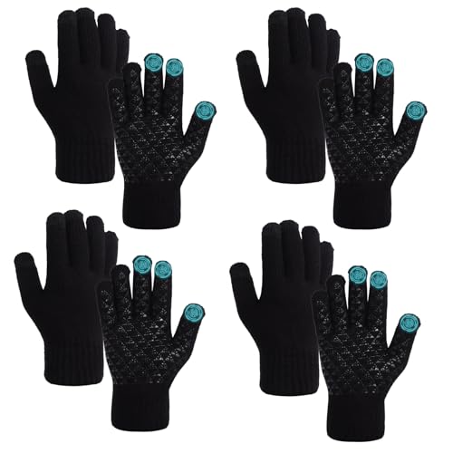 Guantes antideslizantes de invierno para no pasar frío al usar el móvil