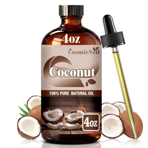 Coconut Essential Oil 4 Fl Oz (120Ml) Fragrance Oil Coconut Oil for Aroma Diffuser,Humidifier,Home Fragrance,Cleaning,Body Care,Massage,Dly Candle,DlY Soap