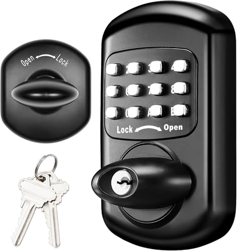 Keyless Entry Digital Door Lock (Black)