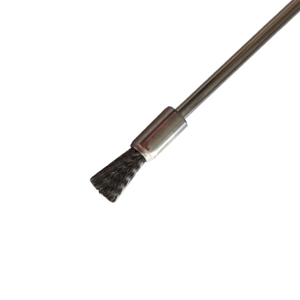 Jeu De Brosses En Laiton Filaire, Brosse De Polissage En Forme De Stylo, Outil De Nettoyage Industriel Pour Outils, Fraise Brossée, 100 MM (6 Pièces