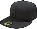 New Era 59FIFTY Boston Red Sox Black on Black Fitted Cap Size 7 1/4