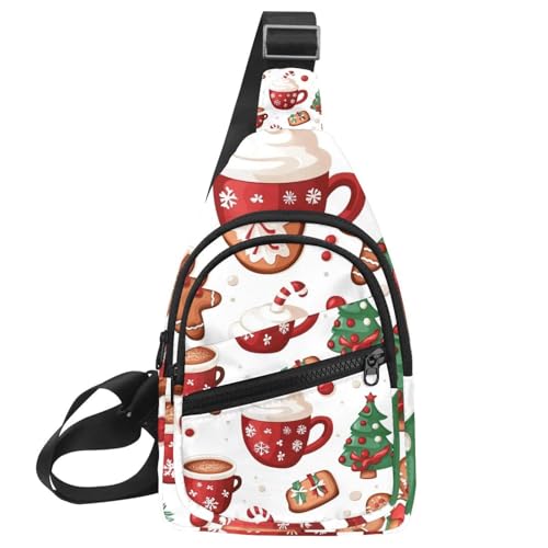 Mochila cruzada de abeja para viaje y senderismo, bolso de pecho multicolor de 30x18cm