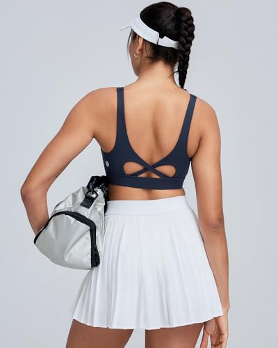 Image of RUNNING GIRL Sports Bra for Women High Support, Molded Cup High Impact Sports Bras with Sewn in Pads Workout Running Bra