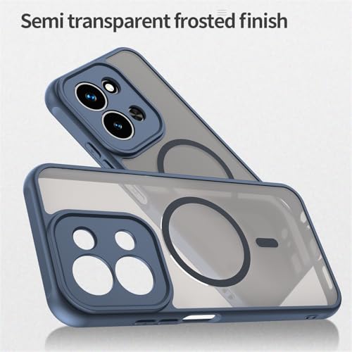 Image of Compatible with Xiaomi Poco C85 5G Case Cover,Compatible with MagSafe,Anti-Fall,Compatible with REDMI 15C (173mm) 2508CRN2BC 2508CRN2BG 25062RN2DE Cell Protective Phone Case Blue
