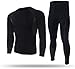 Herren Warme Unterwäsche Set,Funktionswäsche Herren Skiunterwäsche Winter Suit Ski Thermo-Unterwäsche Thermowäsche Unterhemd + Unterhose