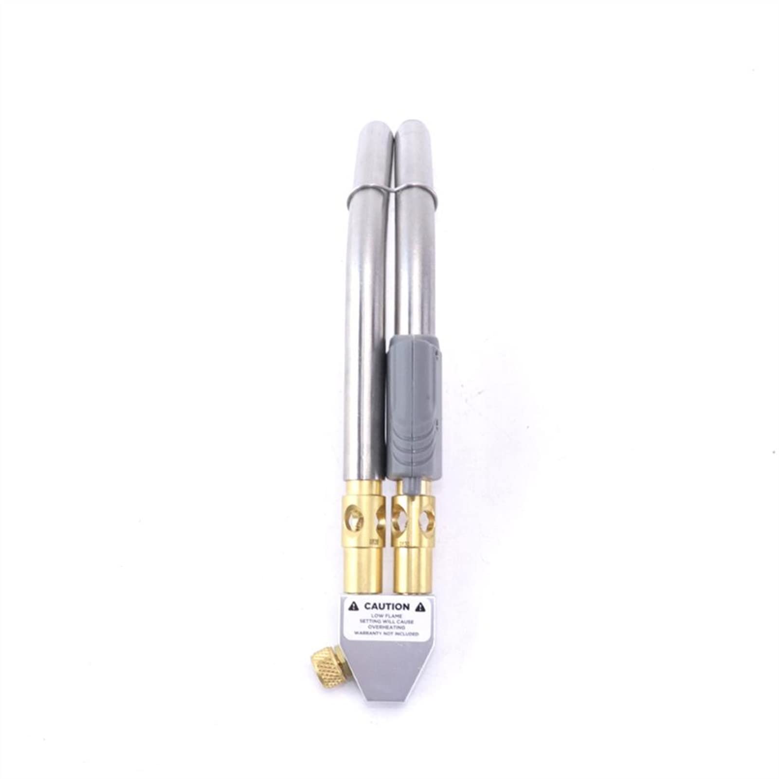 Torche double tubes de 1,5 m pour brasage, soudure, HVAC, plomberie, torche à gaz, pointes de soudage, support de chalumeau, kit d'accessoires