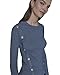 Karl Lagerfeld Paris Women's Sportswear Sweater, Glacier Blue/Naval Academy, Medium
