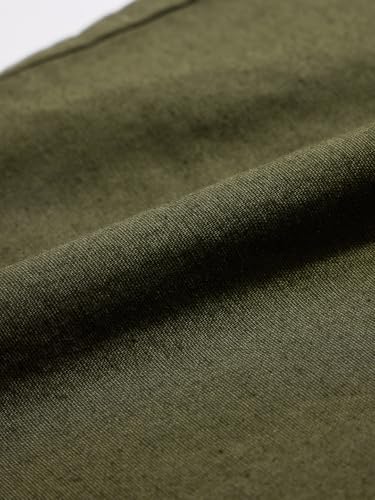 Image of The Souled Store Linen Pants: Men and Boys Drawstringed Solid Straight Fit Summer Ready Lightweight Casual Cotton Linen Pants