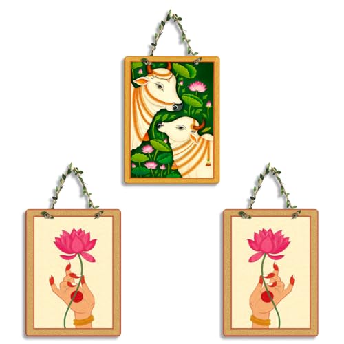Image of Sehaz Artworks Home Decoration Items for Living Room | Wall Decor Items for Living Room | Wall Hanging Decoration | Decorative Items for Living Rooms | Pooja Room Decorations Items