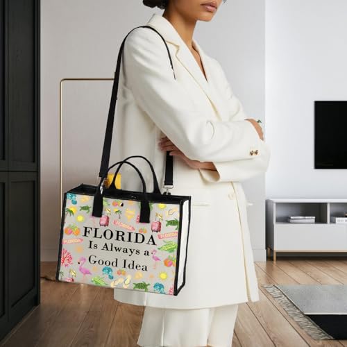 Sac de courses Floride grand format pour plage et voyage - 2