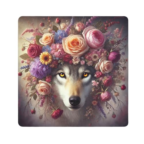 Joko Ivery Floral Wolf Dusky Grey Camera Lens Wrap 21.7