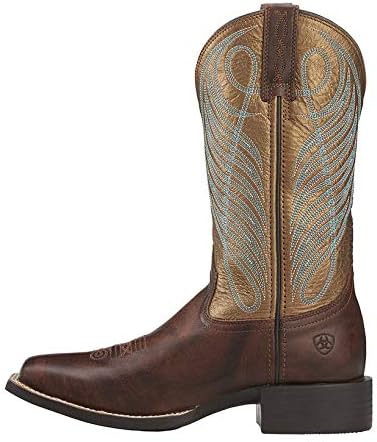 Miniatura 2 de Ariat Botas occidentales redondas con punta cuadrada ancha para mujer