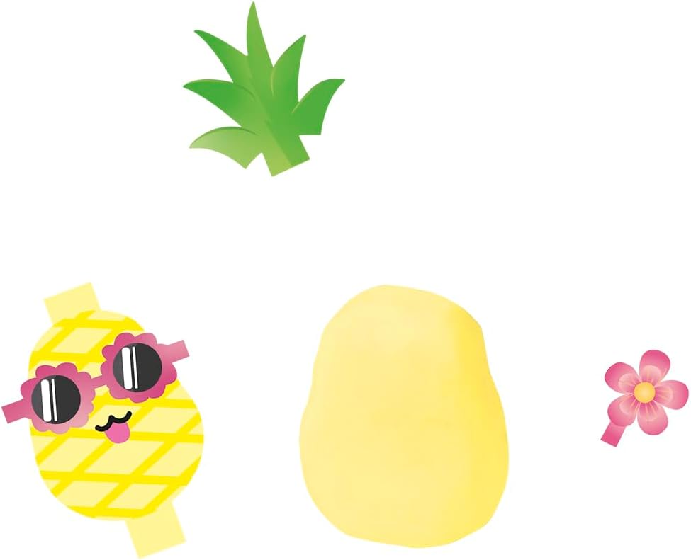 Jovi - Play&Fun Sweet, Character Clay kit for Children, Includes Cutouts, 24 Non-Drying Clay Sticks and Tools to Create Fruit Characters, DIY Art for Kids