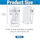 50 Stück Selbstklebende Klammern Acryl Federclips Transparent Kabelclips Duschvorhang Cubicle Clips Kabelhalterung Kunststoff Federklammern Wandklammern für Dokumente Poster Foto Dekoration