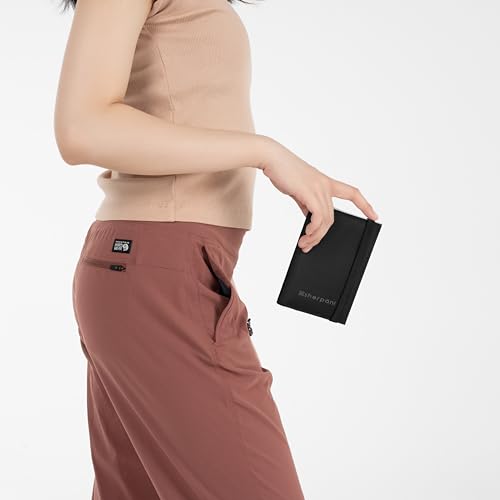 Sherpani Vienna, RFID Blocking Passport Holder, Travel Passport Cover Wallet, Travel Documents Organizer Protector for Women, Travel Gift (Carbon Lite)3