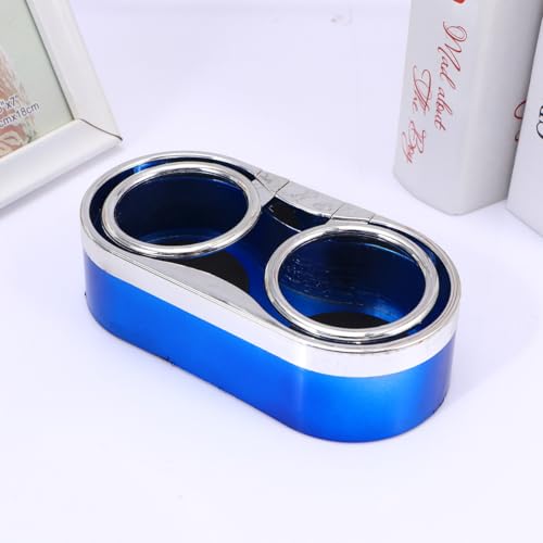 Portavasos Doble Universal para Auto Color Azul miniatura 3