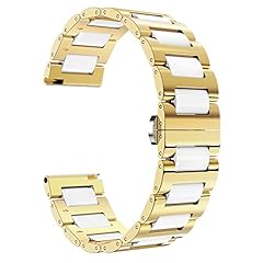 Gold Steel and White Ceramic