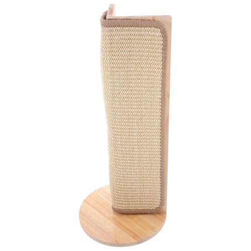 Rascador Esquinero de Madera OSOLADY y Protector de Sofá para Gatos 2