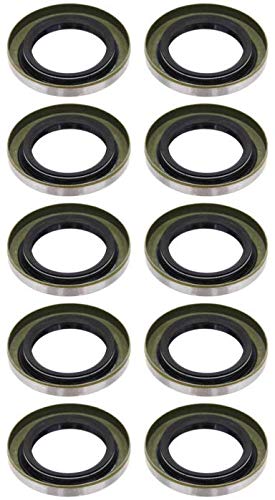 5 Pairs of Double Lip Grease Seals Inner Diameter: 2.25