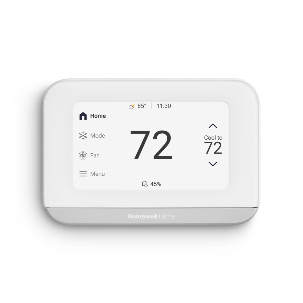 Honeywell Home X7B Smart Wi-Fi Programmable Thermostat | Humidity Monitoring, 4.3' Customizable Touchscreen Display, Energy Star Certified, Works W/Alexa, Matter, Apple Home, Google