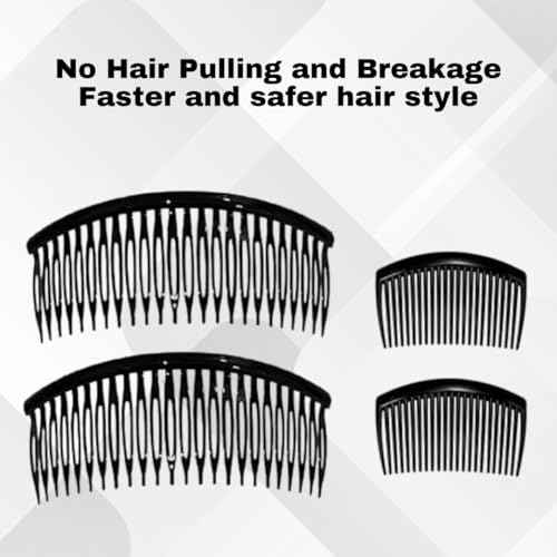 Image of ASPIRE-T Side Comb Side Hairpins Hair Clips Jooda Pins Bridal Hair Comb Clips French for Hair Acrylic Plastic Hair Accessories For Women And Girls (Half Comb 07)