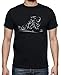 tostadora T-Shirt à Manches Courtes Scooter Blanc Couché pour Hommes - Noir XS - ref. 253809-P