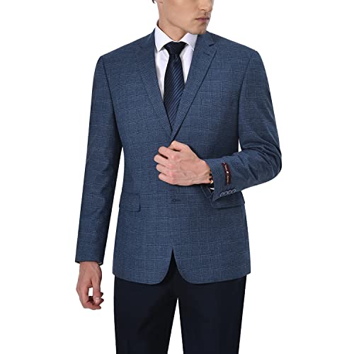 AMY ZHU Men's Lightweight Blazer Men Sport Coat 2 Button Stretch Suit Jacket for Daily Wear2