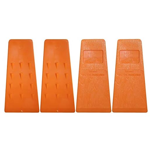 Timber Savage 5.5 Inch Felling Wedge Chain Saw Logging Supplies Set of 4