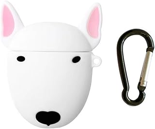 KONTONTY 1Pc Fone De Ouvido Escudo Protetor Desenhos Animados Caso Capa De Fone De Ouvido Sem Fio Caso De Silicone Caso De Fone De Ouvido Branco Blush Perolado  