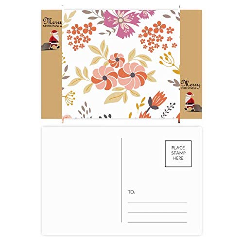 Pétales de fleurs peintes pour le Père Noël - Lot de 20 pièces pour décorations de Noël