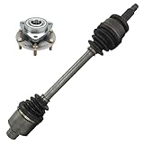 Detroit Axle - Front Right CV Axle Shaft + Wheel Hub & Bearing Replacement for 2006-2008 2011 2012 Kia Sedona Hyundai Entourage - 2pc Set