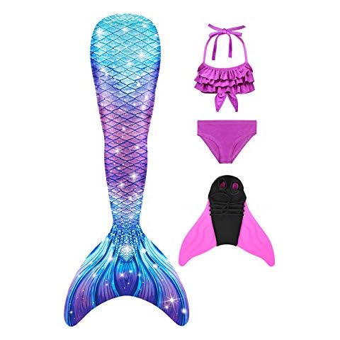 DNFUN niñas Colas de Sirena para Nadar Cover