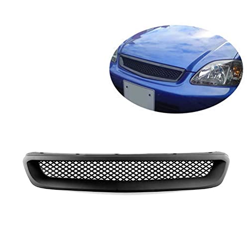 Malla panal de parachoques para Civic 1999-2000 y rejilla frontal de capó de coche 3