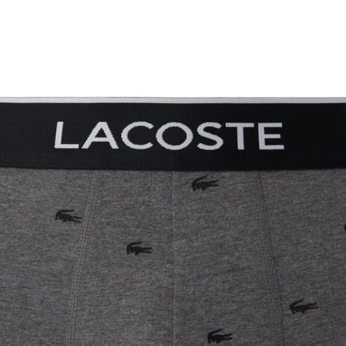 Lacoste Men's Cotton Stretch Mini Croc Print Boxer Briefs, 3-Pack2
