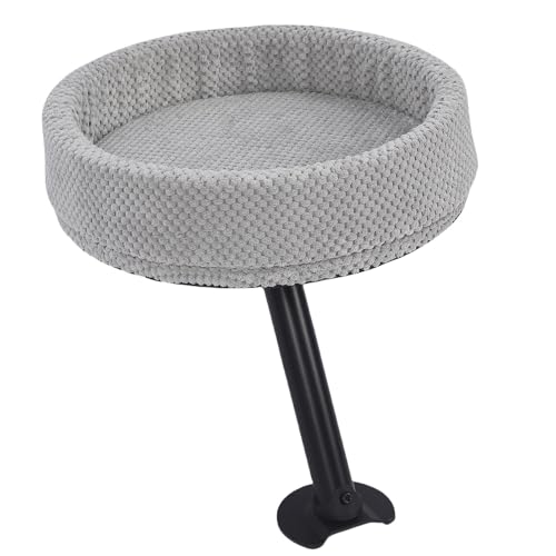 Hamac de lit de bureau pour chat avec structure en fer suspendue
