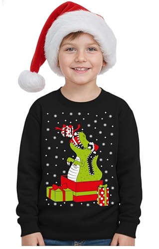 Amazon.com: Tstars Kids Ugly Christmas Sweatshirt Santa Claws Dino