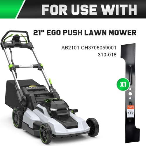 Image of Grasscool 21 Inch Deck EGO Lawn Mower Blade Replacement for LM2114 AB2101 | Fits LM2100SP LM2101 LM2100 LM2102SP LM2142SP,Power Electric 56V Lawnmower,High Lift Bagging Side Discharge Sharper Cuts Mows