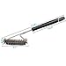 DeroTeno BBQ Grill Brush Bristle Free, BBQ Brush for Grill - No Falling Metals, safe Barbecue Grill Brush and Scraper, Best Grill Cleaner - 3 in 1 Grill Cleaning Brush for Barbecue Lovers (normal)