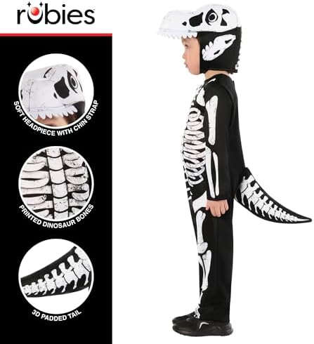 Kids Skeleton Dinosaur Costume by Rubie's