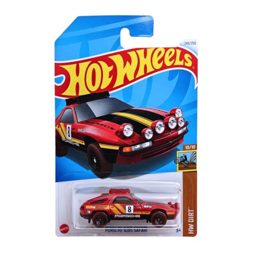 Image of Hot Wheels 1:64 Scale Porsche 928S Safari HW Drift for Ages 3 and Up by Small CLAP (Red)