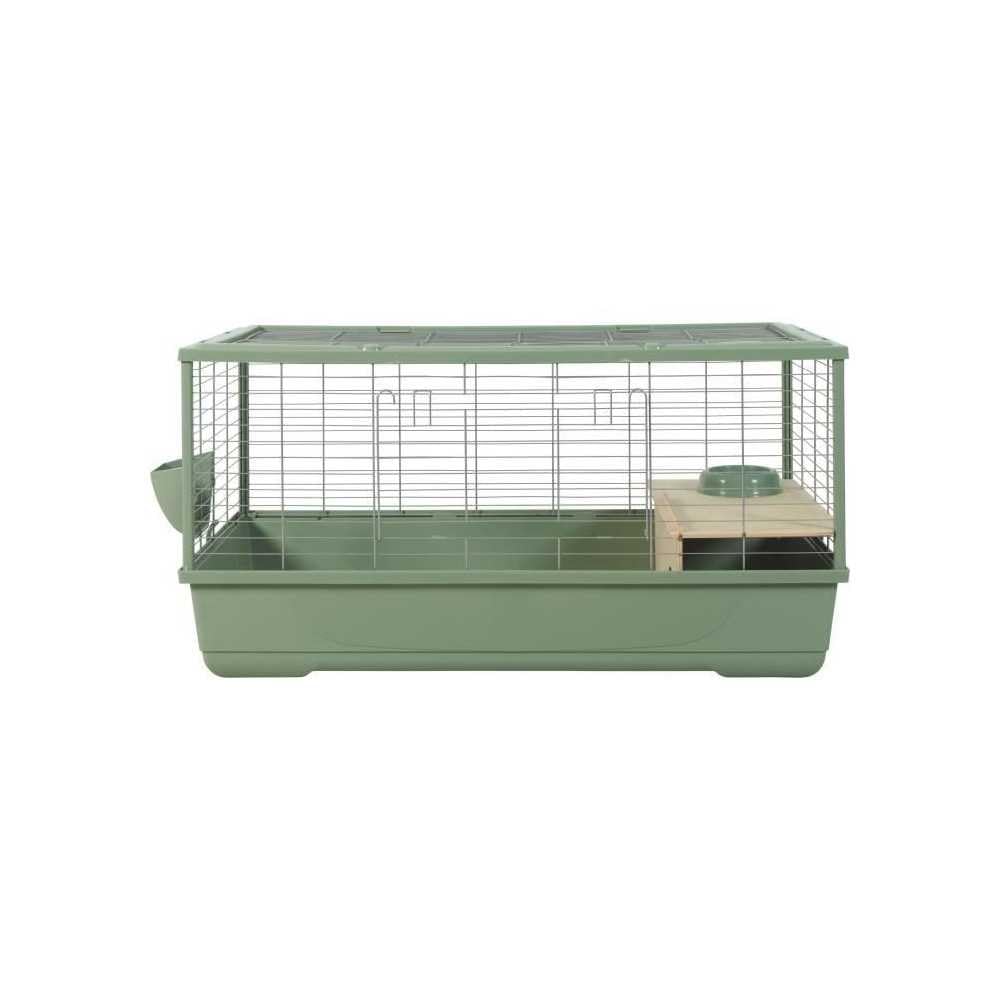 Jaula para roedores - Zolux - N�olife Connect - Para conejos y cobayas - 101,5 x 54 x 51 cm - Verde