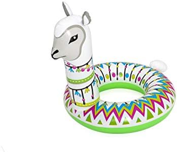 Bestway Alpaca Pool float, Inflatable Rubber Ring for kids and Adults, 1.13 m x 1.09 m
