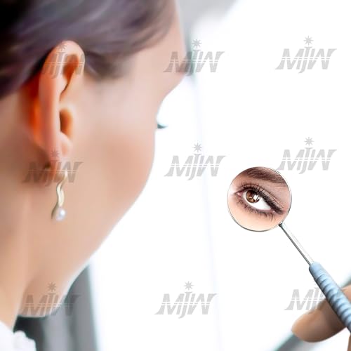 Superficie frontale dello specchio dentale con 3