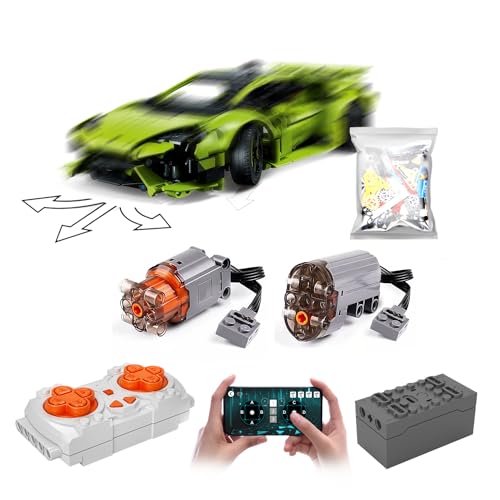 XGREPACK Ferngesteuertes Motor-Set für Lego Lamborghini Huracán Tecnica 42161 Auto-Kit Motor MOC Set (NICHT im Lieferumfang enthalten die Auto-Sets) (Motor) XGREPACK Ferngesteuertes Motor-Set für Lego Lamborghini Huracán Tecnica 42161 Auto-Kit Motor MOC Set (NICHT im Lieferumfang enthalten die Auto-Sets) (Motor)