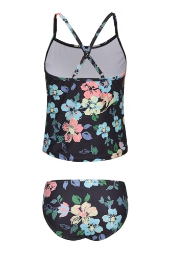 Image of Girls Two Piece Tankini Swimsuits Rainbow Striped Bathing Suit Swim Suit