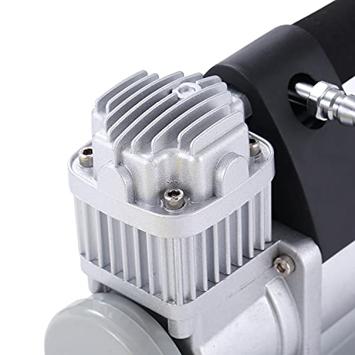 KATSU 451715 Professionele draagbare auto-luchtcompressor, 150 psi, 12 V, 50 ampère, dubbele cilinder, 4WD bandenpomp voor auto's voor groot volume, pomp voor auto, camper, vrachtwagen - Afbeelding 5